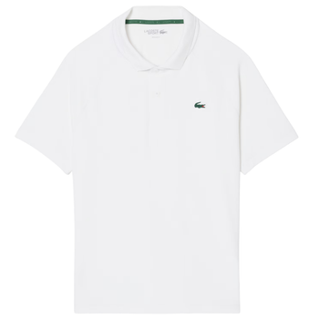 Polo Lacoste Sport Regular Fit Ultra Dry Blanc - Esprit Padel Shop