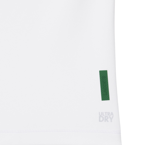 Polo Lacoste Sport Regular Fit Ultra Dry Blanc - Esprit Padel Shop