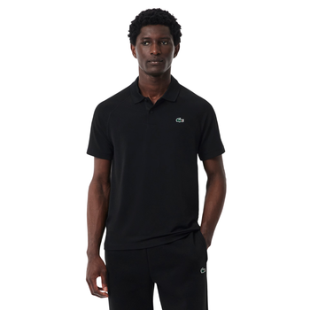 Polo Lacoste Sport Regular Fit Ultra Dry Noir - Esprit Padel Shop