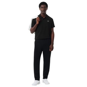Polo Lacoste Sport Regular Fit Ultra Dry Noir - Esprit Padel Shop