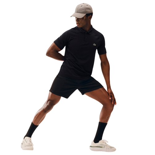 Polo Lacoste Sport Regular Fit Ultra Dry Noir - Esprit Padel Shop
