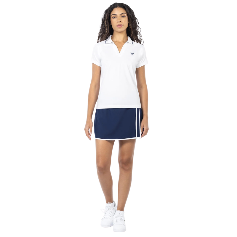 Polo Tecnifibre Team Tech Blanc Femme - Esprit Padel Shop