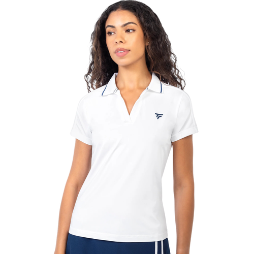 Polo Tecnifibre Team Tech Blanc Femme - Esprit Padel Shop