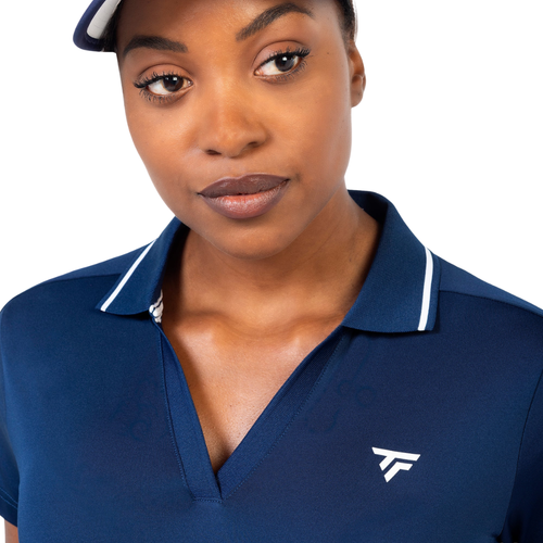 Polo Tecnifibre Team Tech Bleu Marine Femme - Esprit Padel Shop