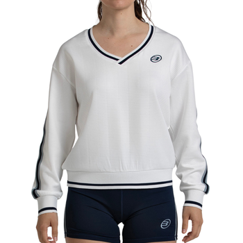 Pull Bullpadel Traiser Blanc Femme - Esprit Padel Shop