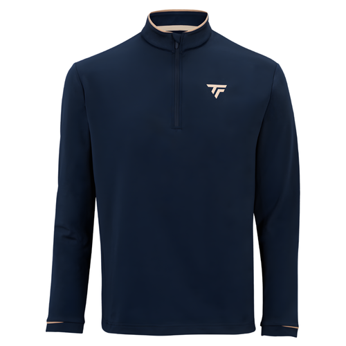 Pull Tecnifibre Thermo Zip Bleu Marine - Esprit Padel Shop
