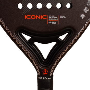 Raquette de padel Black Crown Iconic - Esprit Padel Shop