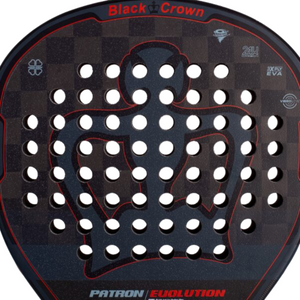 Raquette de padel Black Crown Patron Evolution cadre - Esprit Padel Shop