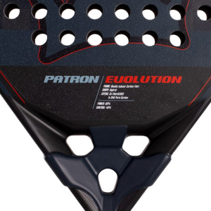 Raquette de padel Black Crown Patron Evolution coeur - Esprit Padel Shop