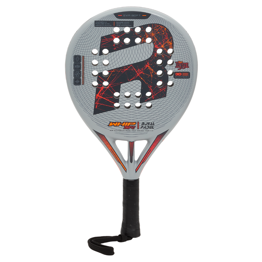 Raquette De Padel Hybride VirtuFit - 365 G, Fibre De Carbone, Mousse EVA 13°, Forme Goutte, Pour Joueurs Avancés - 3
