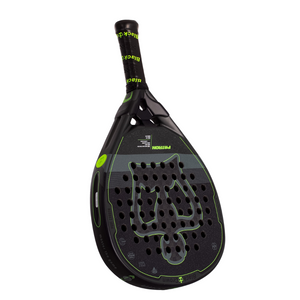 Raquette de padel black Crown Patron couché - Esprit Padel Shop