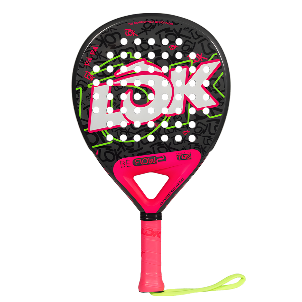 Padel Rose Racket LOK BE FLOW GEN 2 ROSE 2026 | Esprit Padel Shop | Raquette de padel