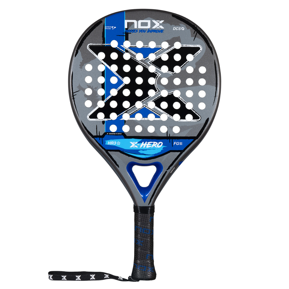 Nox X-Hero Blue 2026 padel racket - Esprit Padel Shop