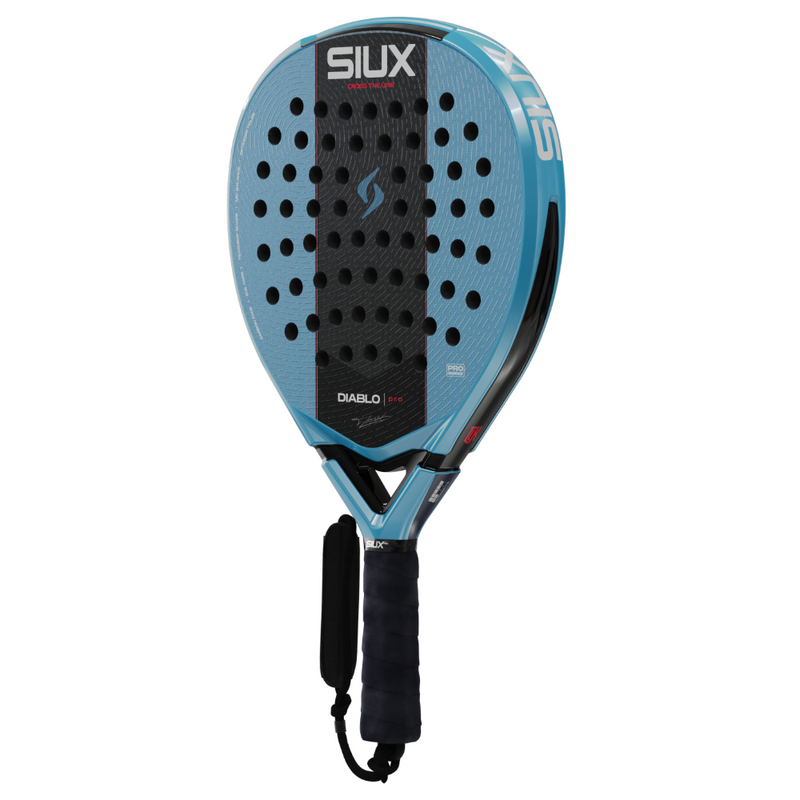 Raquette de padel Siux Diablo Pro Metallic Blue 2027 - Esprit Padel Shop