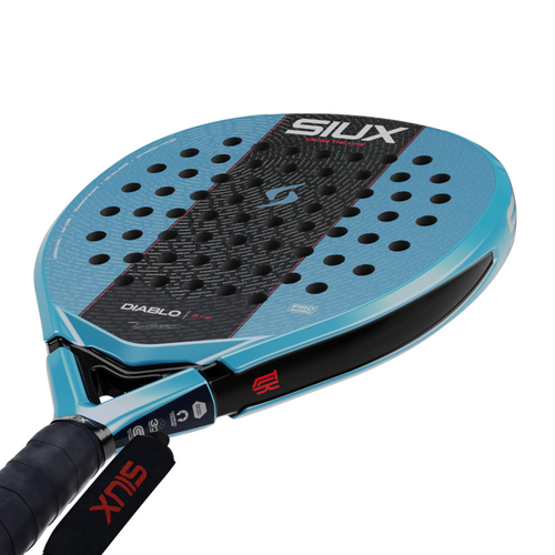 Raquette de padel Siux Diablo Pro Metallic Blue 2027 - Esprit Padel Shop
