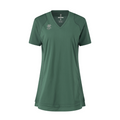 Osaka V Neck Tech Women's Green Dress
