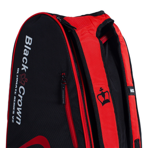 Sac de padel Black Crown Ultimate Series V2 Rouge/Noir - Esprit Padel Shop