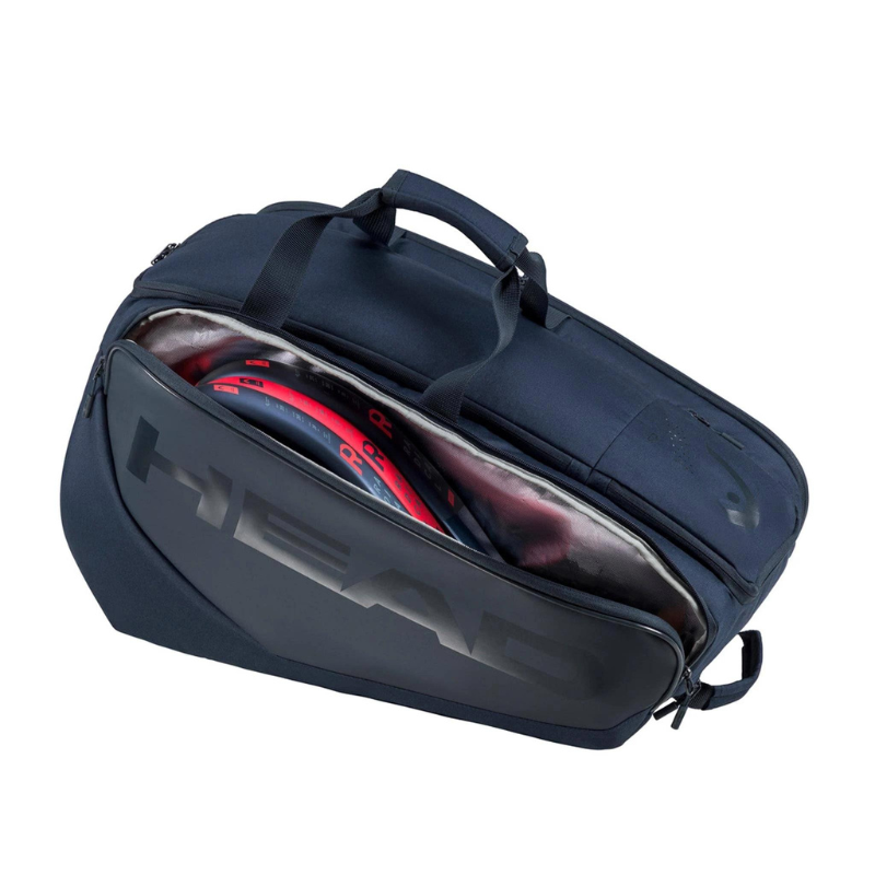 Sac Head Team Padel Bag L Bleu 2024 - Spacieux, Léger Et Résistant, Avec Compartiments Pour Pelles Et Accessoires - 7