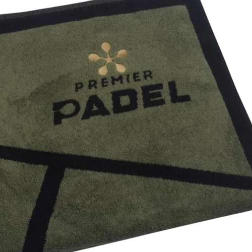 Serviette Bullpadel Premier Padel 100x50cm Vert/Noir