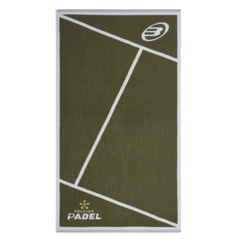 Serviette Bullpadel Premier Padel 150x90cm Vert/Blanc