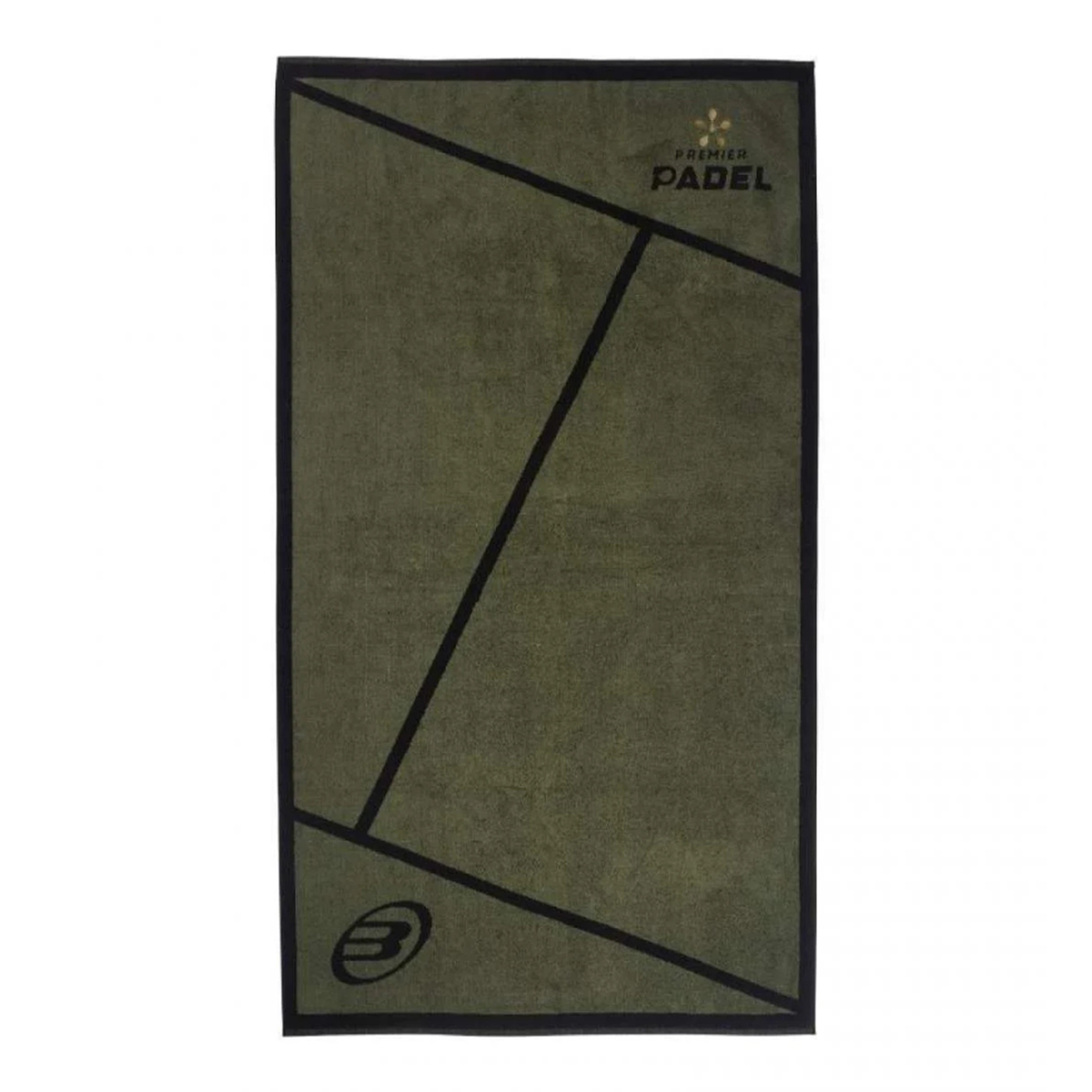 Toalha Bullpadel Premier Padel 100x50cm Verde/Preto - Esprit Padel Shop