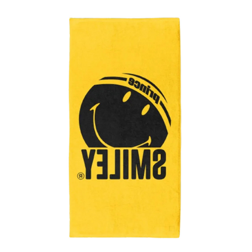 Serviette Prince X Smilley Noir/Jaune - Esprit Padel Shop