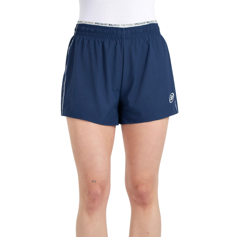 Short Bullpadel Pinolu Bleu Marine Femme - Esprit Padel Shop