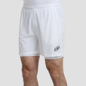 Short Bullpadel Usela Blanc incliné - Esprit Padel Shop