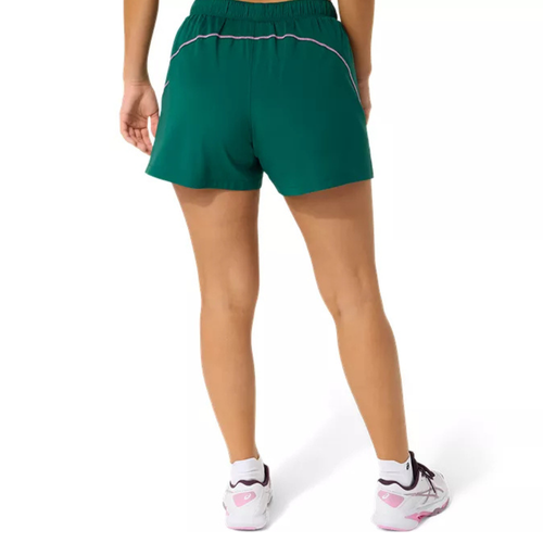 Short Asics Padel Court 2-N-1 Vert Femme - Esprit Padel Shop