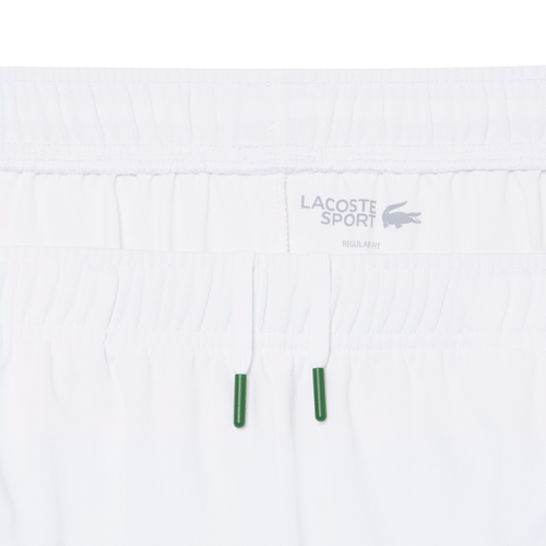 Short Lacoste Sport Regular Fit Ultra Dry Blanc - Esprit Padel Shop