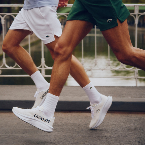 Short Lacoste Sport Regular Fit Ultra Dry Blanc - Esprit Padel Shop