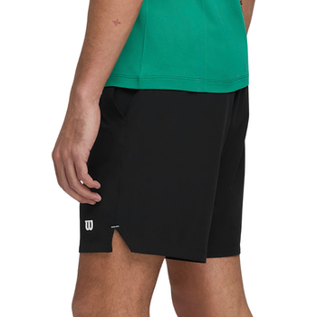 Short Wilson Team 7" Noir - Esprit Padel Shop