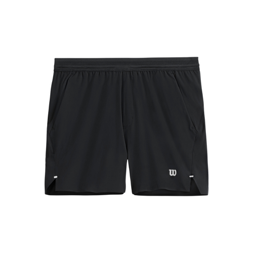 Short Wilson Team 7" Noir - Esprit Padel Shop