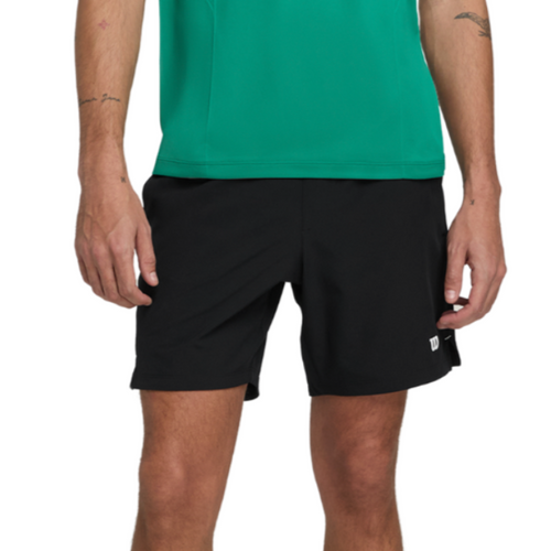 Short Wilson Team 7" Noir - Esprit Padel Shop