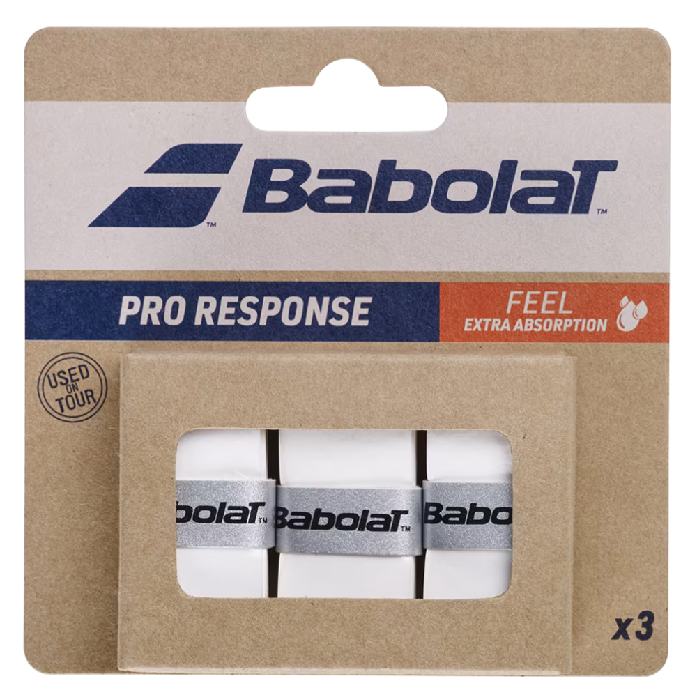 Babolat Pro Response x3 White overgrip - Esprit Padel Shop