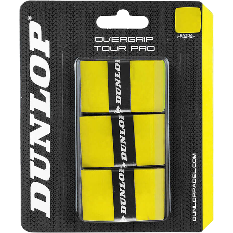 Surgrips Dunlop Tour Pro Jaune x 3 - Esprit Padel Shop