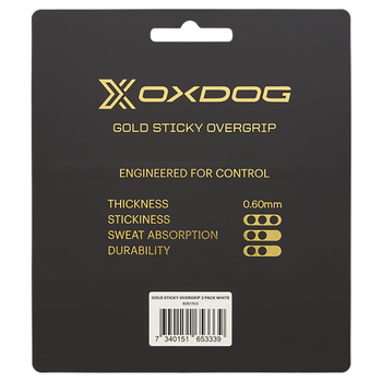 Surgrips Oxdog Gold Sticky Blanc x3 - Esprit Padel Shop