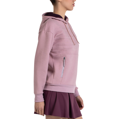 Felpa Bullpadel Eolia rosa da donna - Esprit Padel Shop