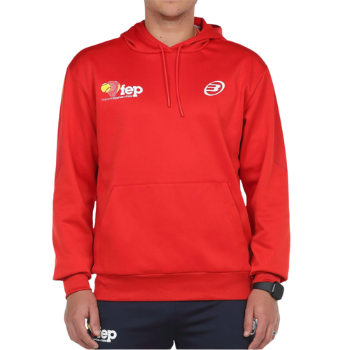 Sweat Bullpadel Enrio rouge face - Esprit Padel Shop 