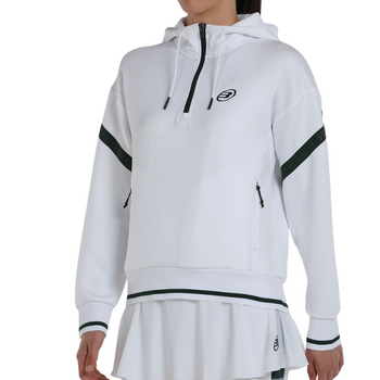 Sweat Bullpadel Lesa Blanc Femme - Esprit Padel Shop