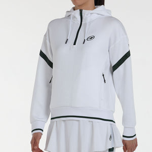 Sweat Bullpadel Lesa Blanc Femme - Esprit Padel Shop