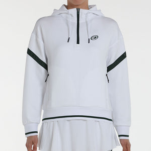 Sweat Bullpadel Lesa Blanc Femme - Esprit Padel Shop