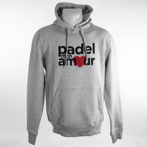 Sweat Padel Mon amour gris - Esprit Padel Shop