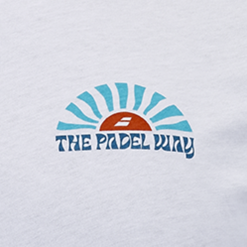 T-shirt Babolat Perf Cotton Tee Blanc - Esprit Padel Shop