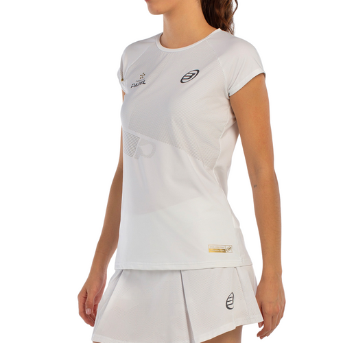 T-shirt Bullpadel Afore Blanc Femme - Esprit Padel Shop