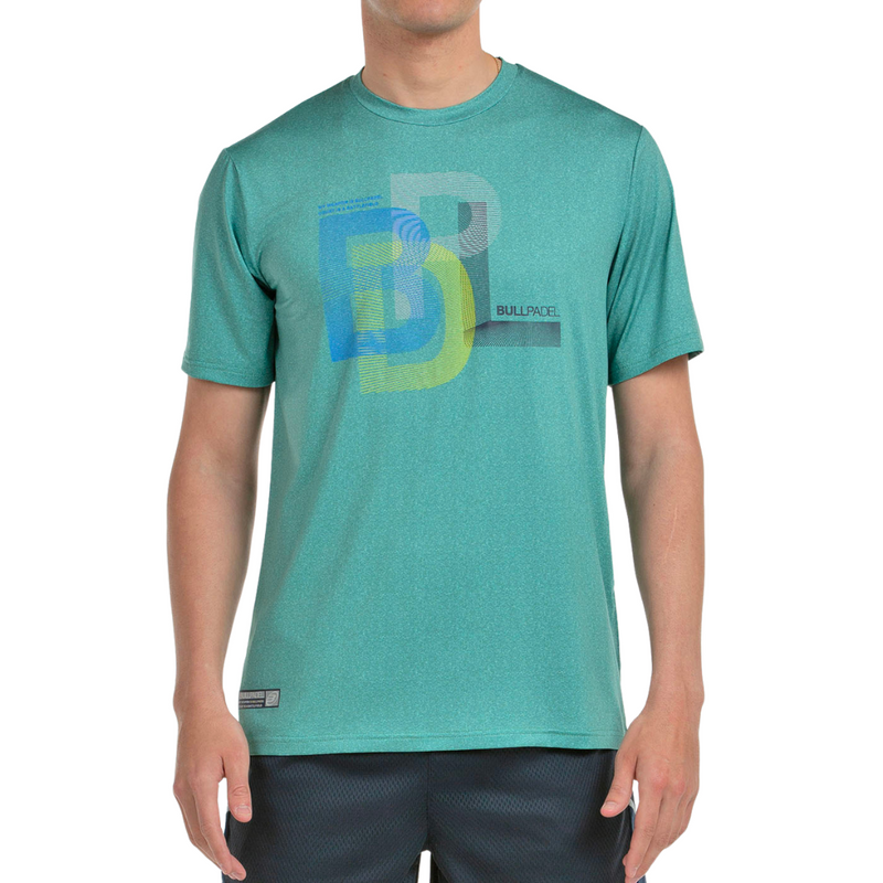 T-shirt Bullpadel Bebas Vert - Esprit Padel Shop