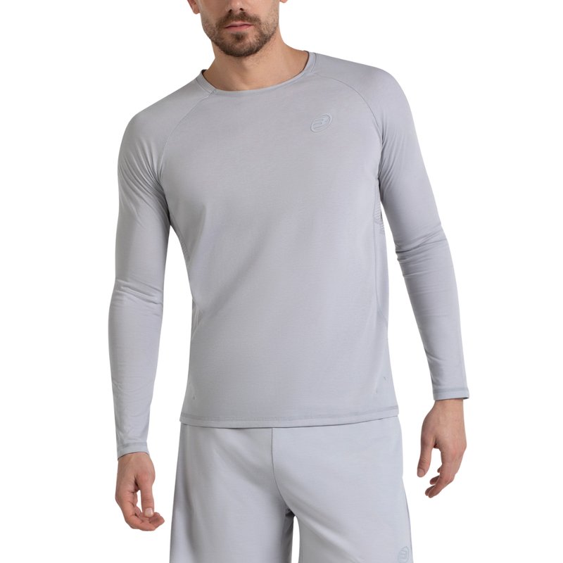 T-shirt de manga comprida Bullpadel Amer Cinzenta - Esprit Padel Shop