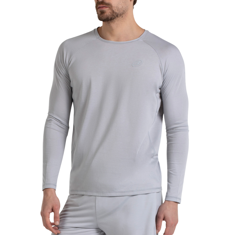 T-shirt de manga comprida Bullpadel Amer Cinzenta - Esprit Padel Shop
