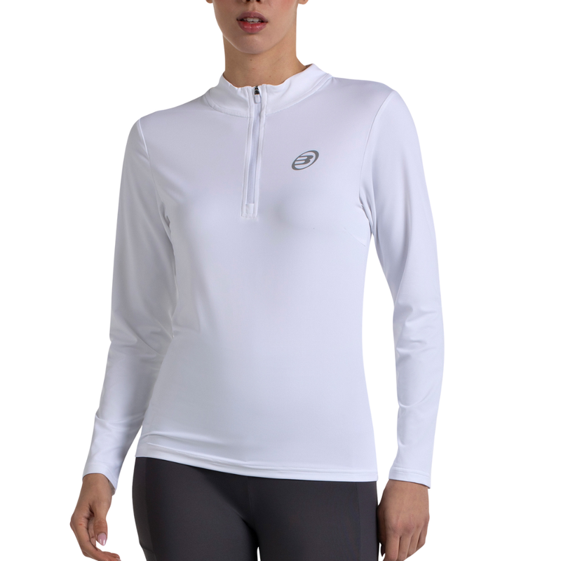 T-shirt à manches longues Bullpadel Becal Blanc Femme - Esprit Padel Shop