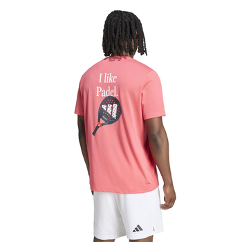 T-shirt Adidas Padel Cat Pure Rose - Esprit Padel Shop